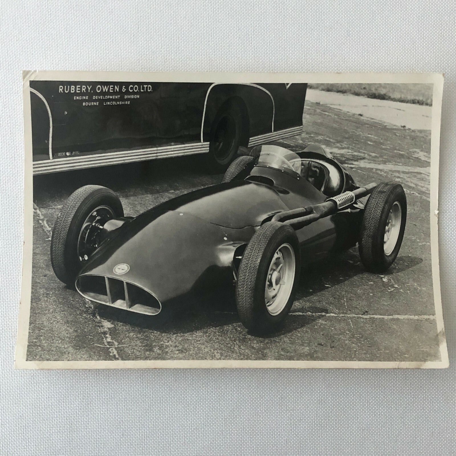 Vintage Racing Car Photograph Photo Print - BRM Car ? 
