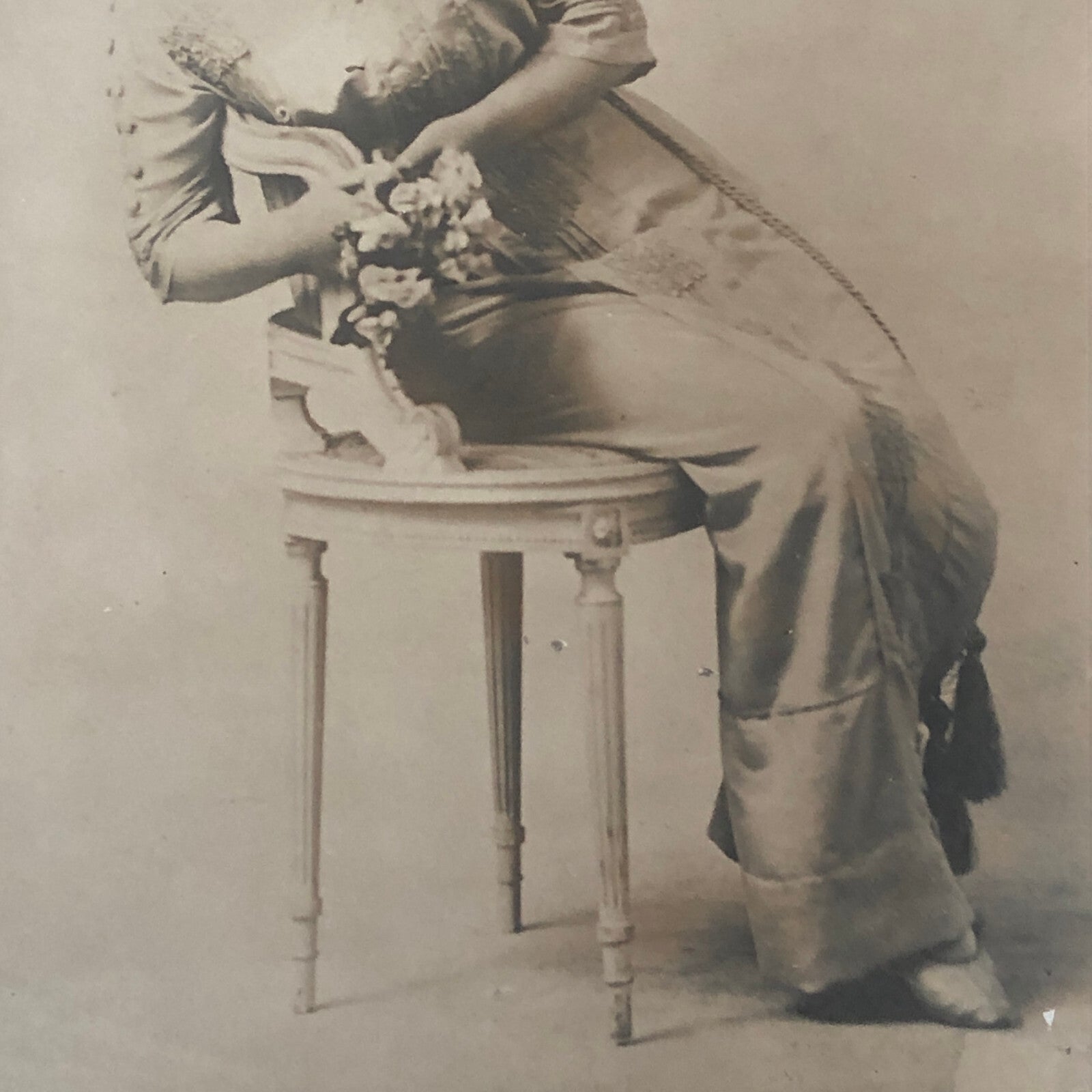 Circus Performer Dancer Acrobat Photo Photograph Print Vintage Signed