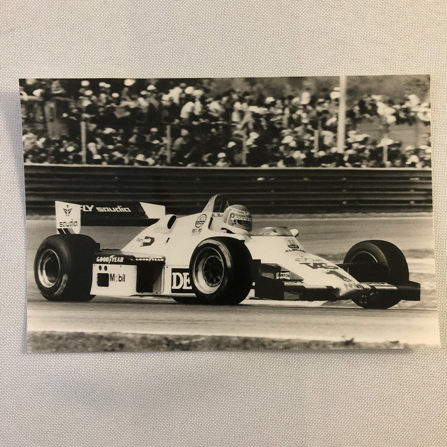 1983 Honda Racing Car Press Kit Frank Williams Keke Rosberg + GERMAN Text 