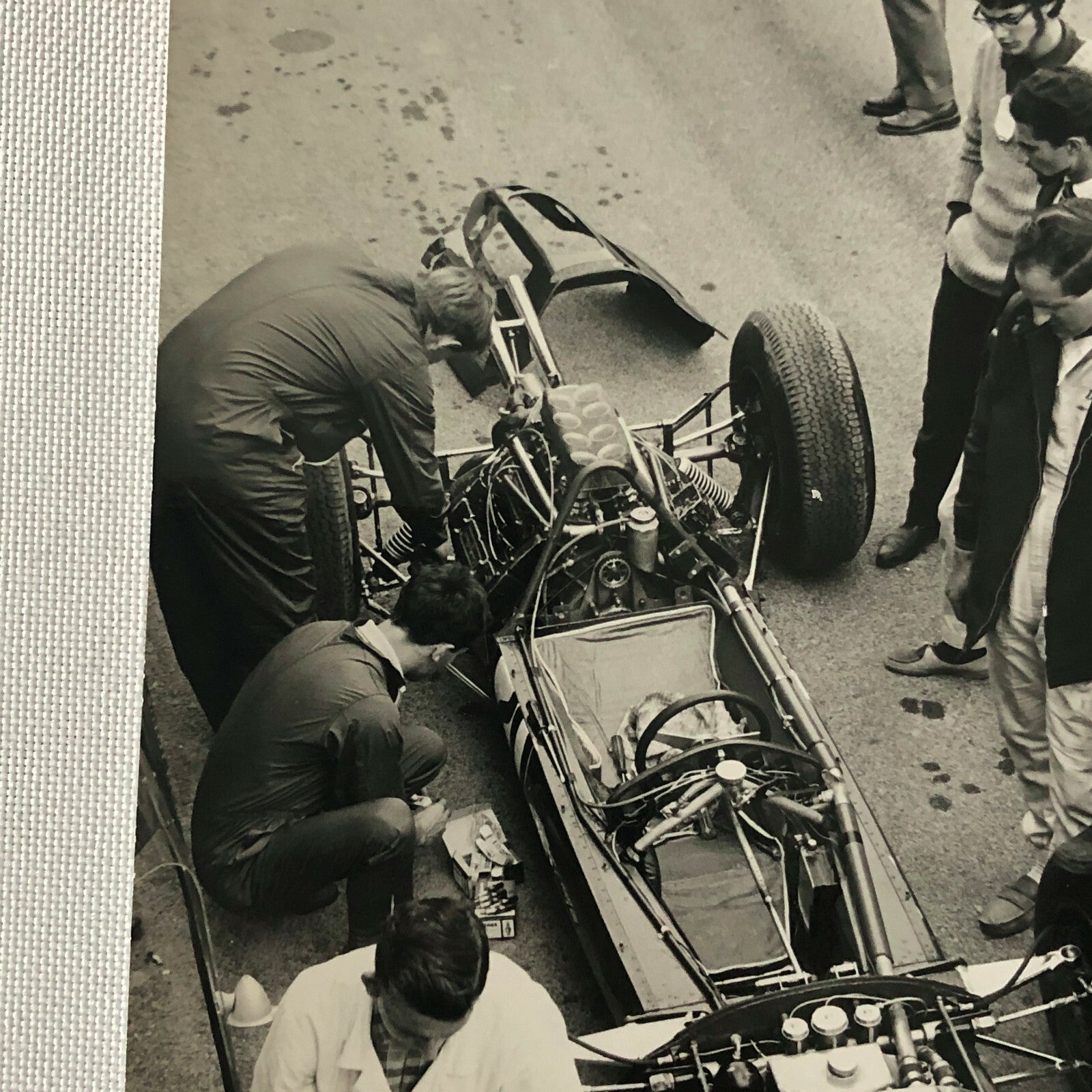 1962 Lotus 25 Climax Racing Car Press Photo Photograph - Jos Reinhard 