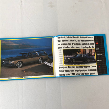 1990 Chevrolet Sales Brochure Lumina APV Van Corsica Celebrity Wagon Caprice +