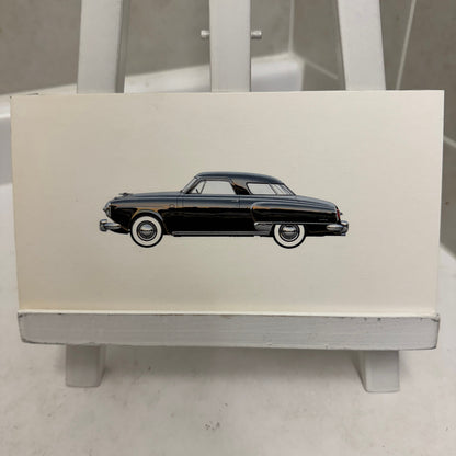 1950 Studebaker Commander Car Illustration Art Drawing Vintage Miniature