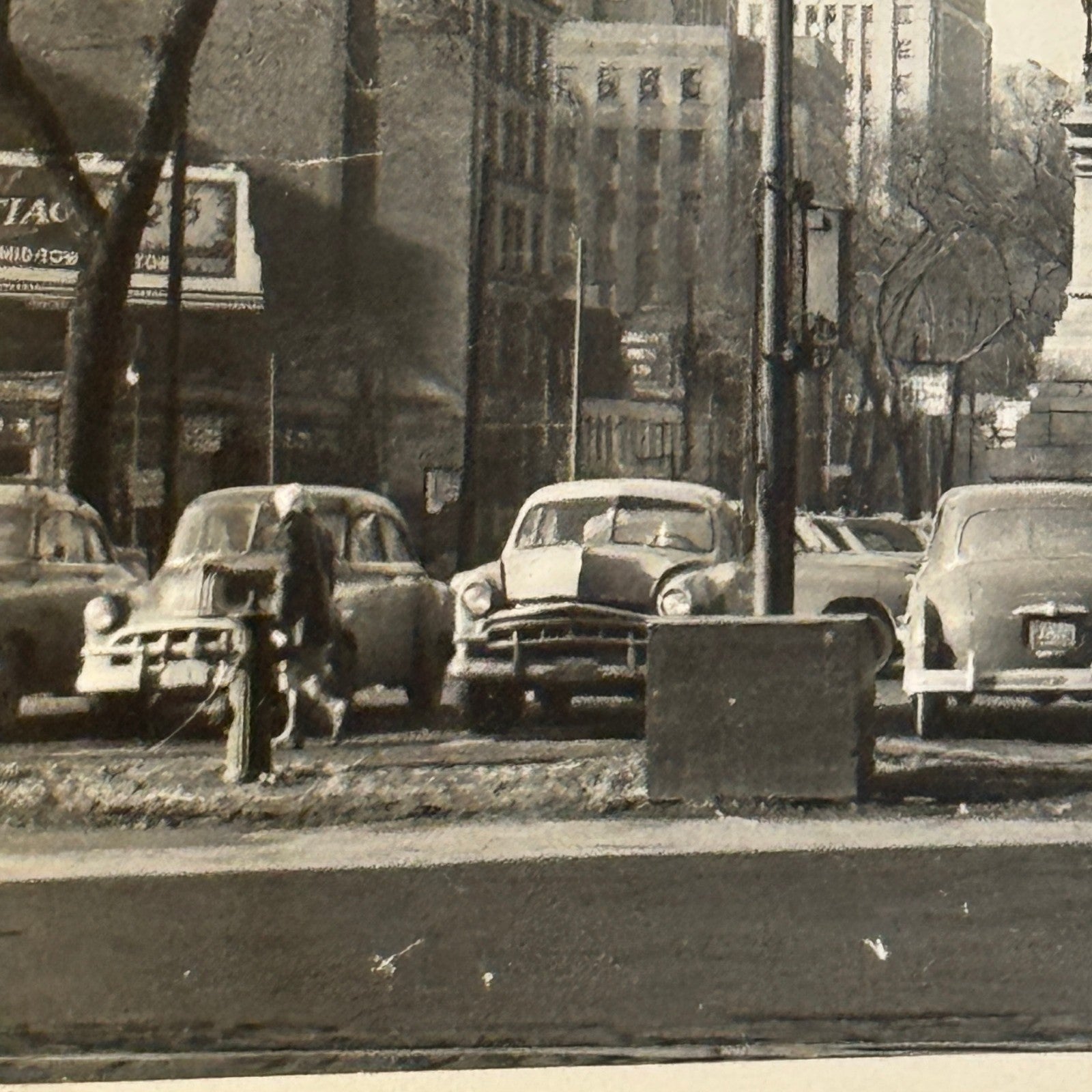 Vintage Photograph Photo Print Montreal 1952 St James Street Cars Automobile