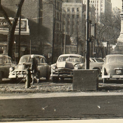 Vintage Photograph Photo Print Montreal 1952 St James Street Cars Automobile