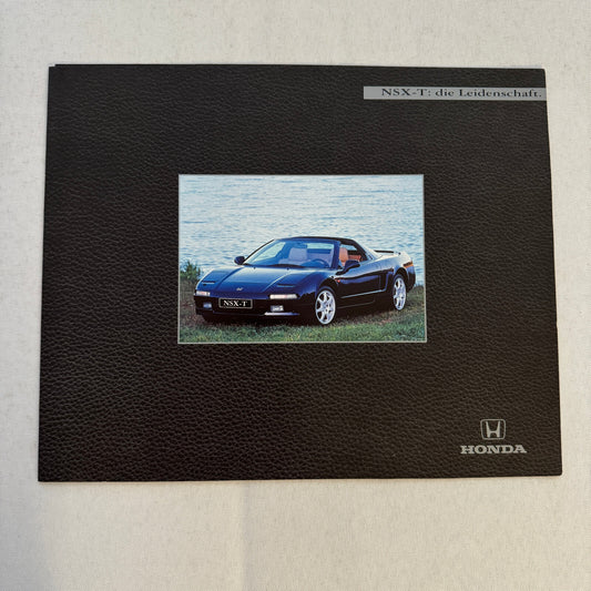 Honda NSX-T Car Sales Brochure Catalog Advertising GERMAN Text Acura NSX T NSXT