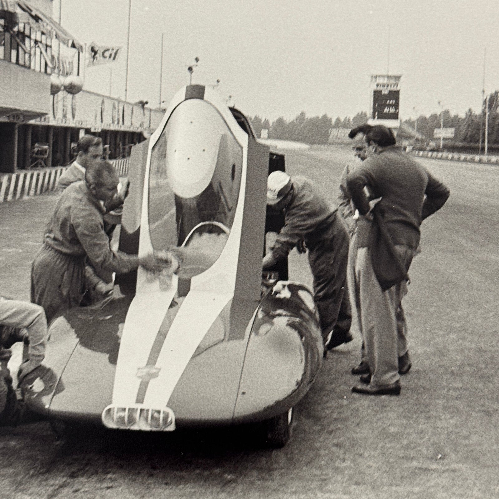 Fiat Abarth 750 Record Bertone 1956 Monza Racing Car Photo Photograph Modern