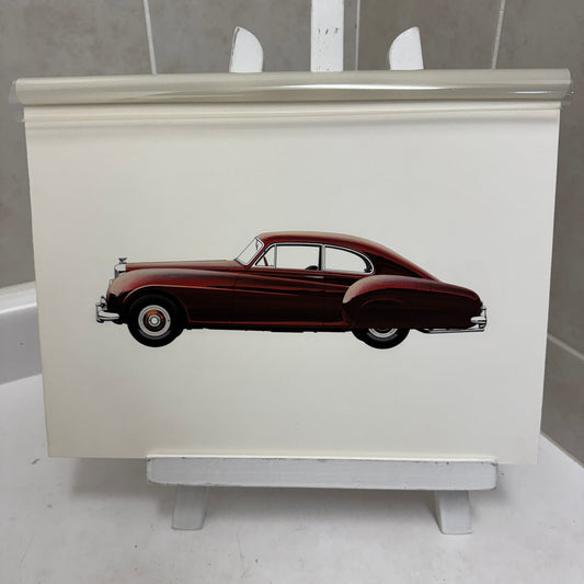 Vintage Bentley Car Automobile Illustration Art Drawing Hand Drawn Robert Preis