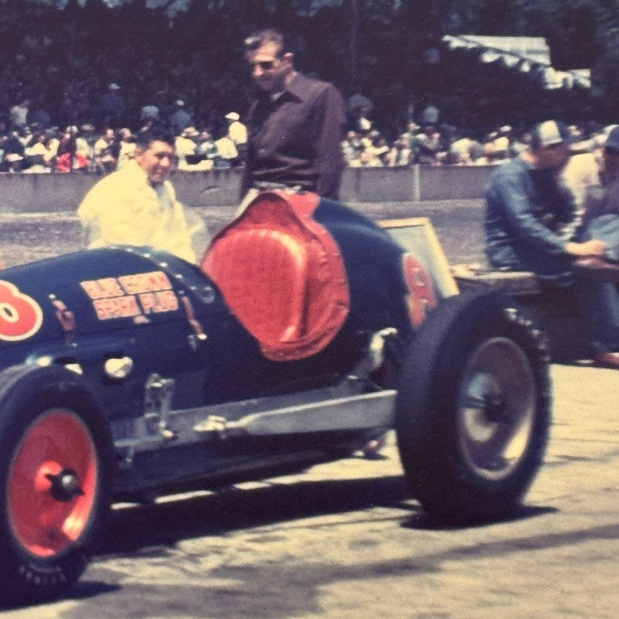 Indy Racing Photo Photograph Bill Holland 1950 Vintage Image Modern Print