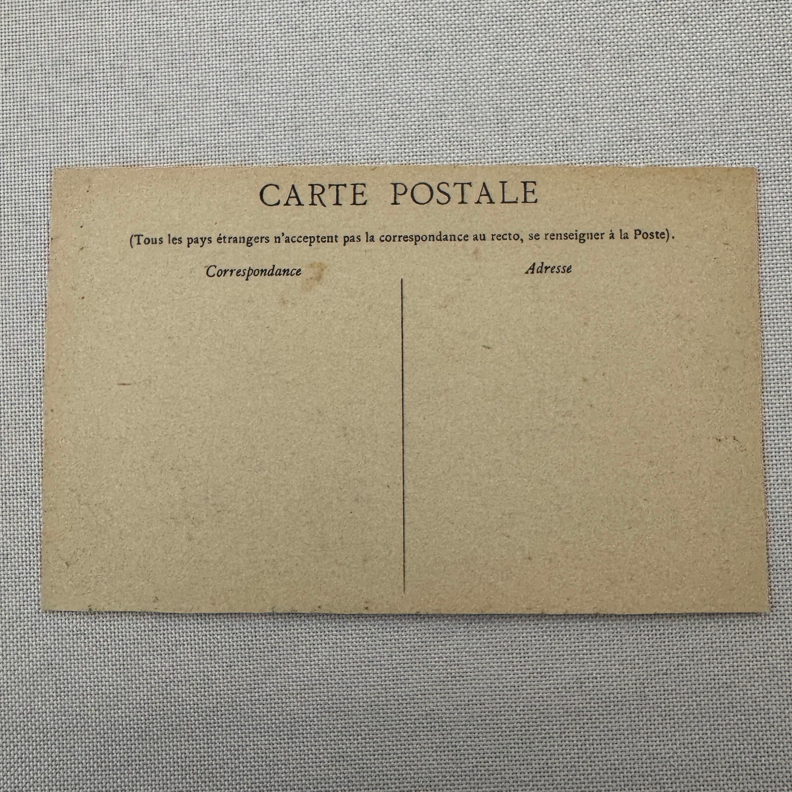 Vintage Zeppelin Airship Dirigible Postcard Post Card French Republique Military