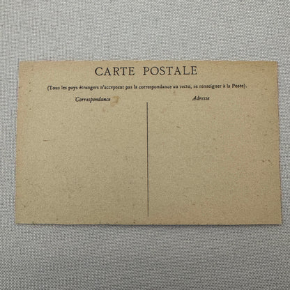 Vintage Zeppelin Airship Dirigible Postcard Post Card French Republique Military