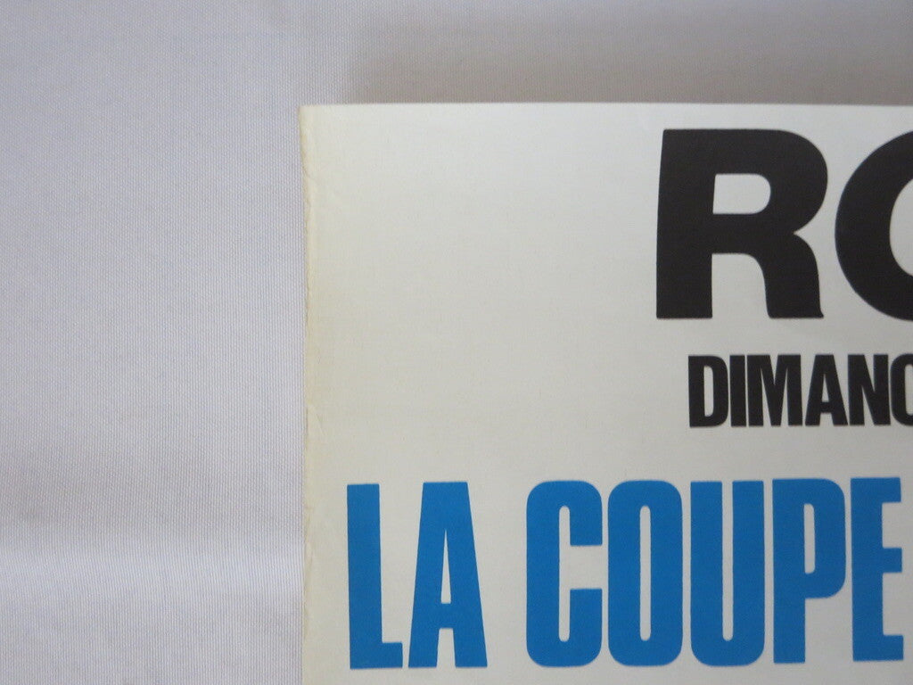 Poster Racing Rouen La Coupe Inter de Vitesse 1968 Event Authentic Original