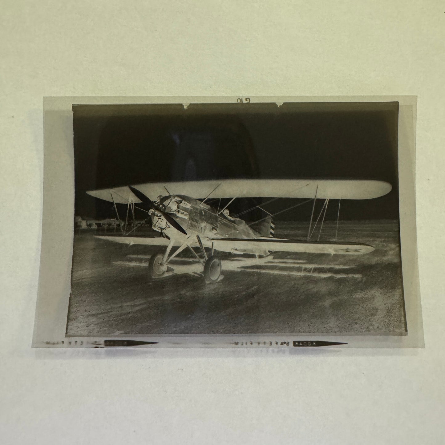 Vintage Photo Negative Curtiss XO-18 Airplane Plane Curtiss XO18 XO 18