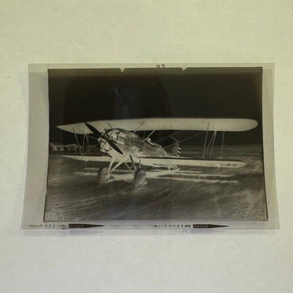 Vintage Photo Negative Curtiss XO-18 Airplane Plane Curtiss XO18 XO 18