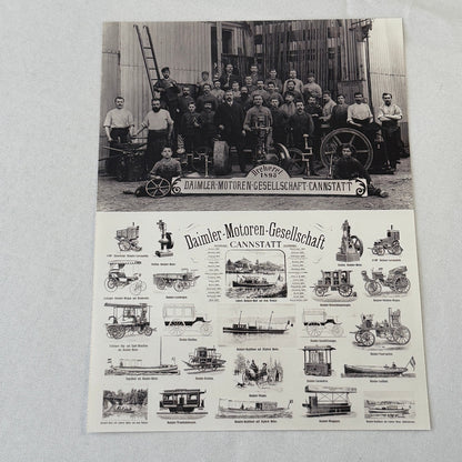 Mercedes Benz History Early Press Kit Gottlieb Daimler Photos GERMAN