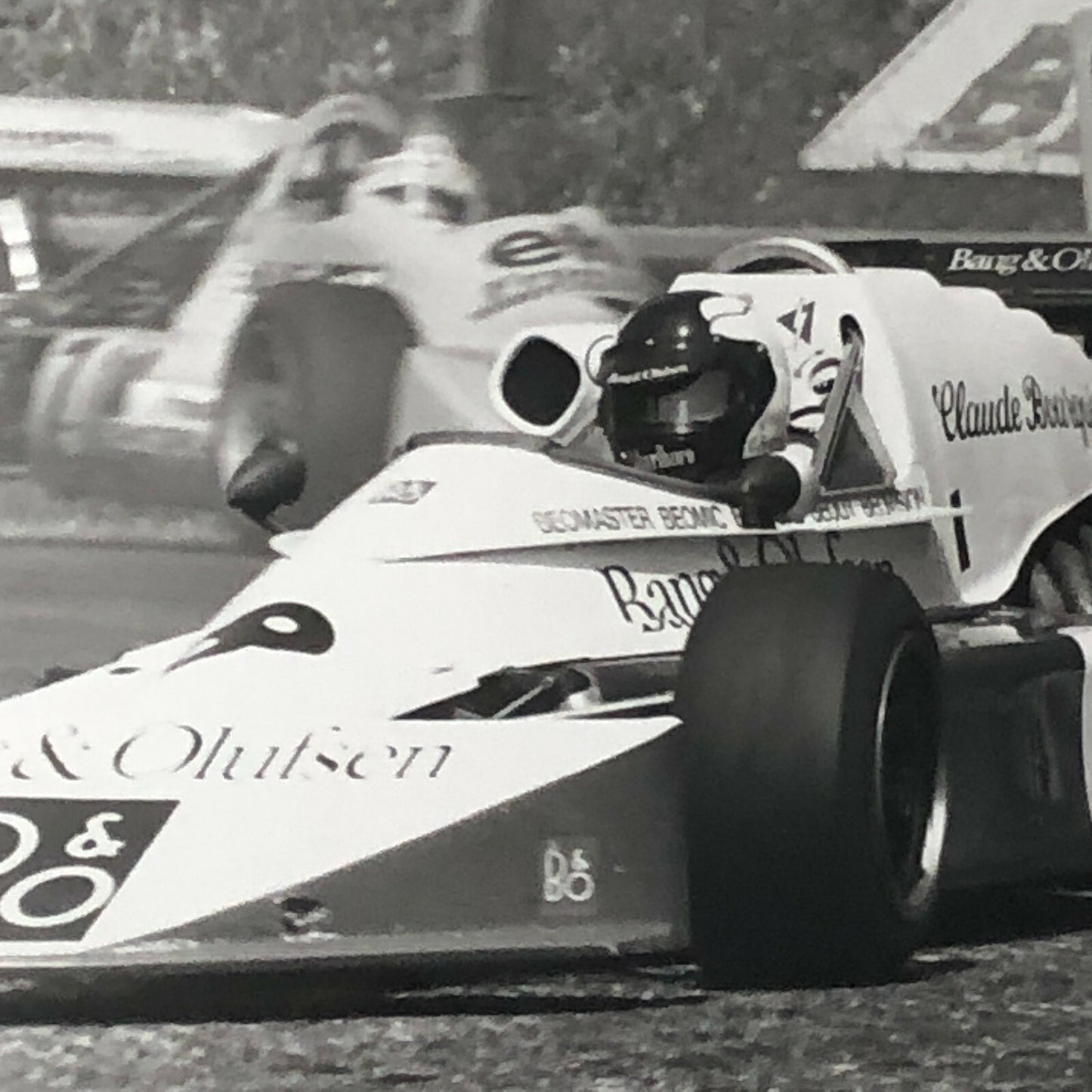 Vintage 1975 Formula 2 F2 Racing Photo Photograph Rouen Grand Prix Cars 