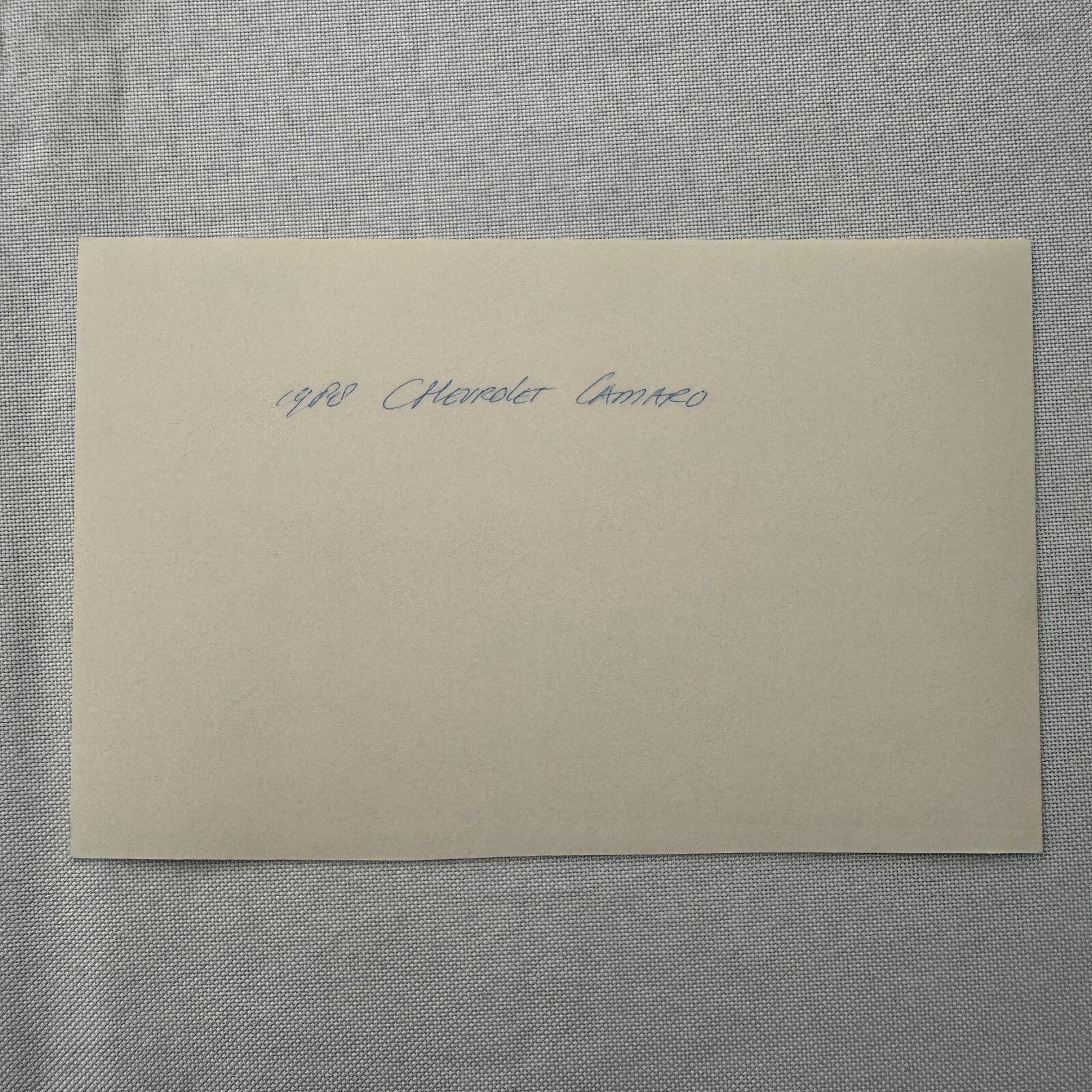 1988 Chevrolet CamaroFactory Press Photo Photograph Vintage