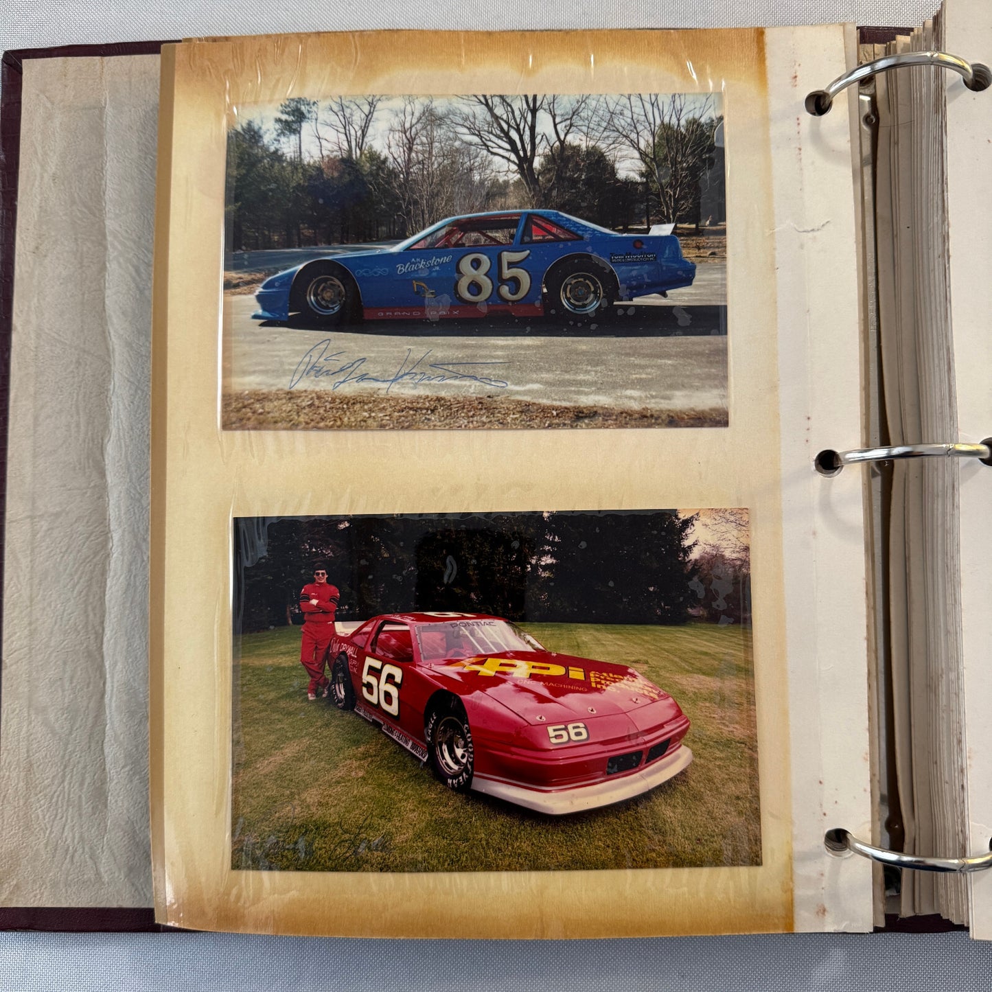 1990 Stock Car Racing Scrapbook Stockcar NASCAR Vintage Over 100 Photographs