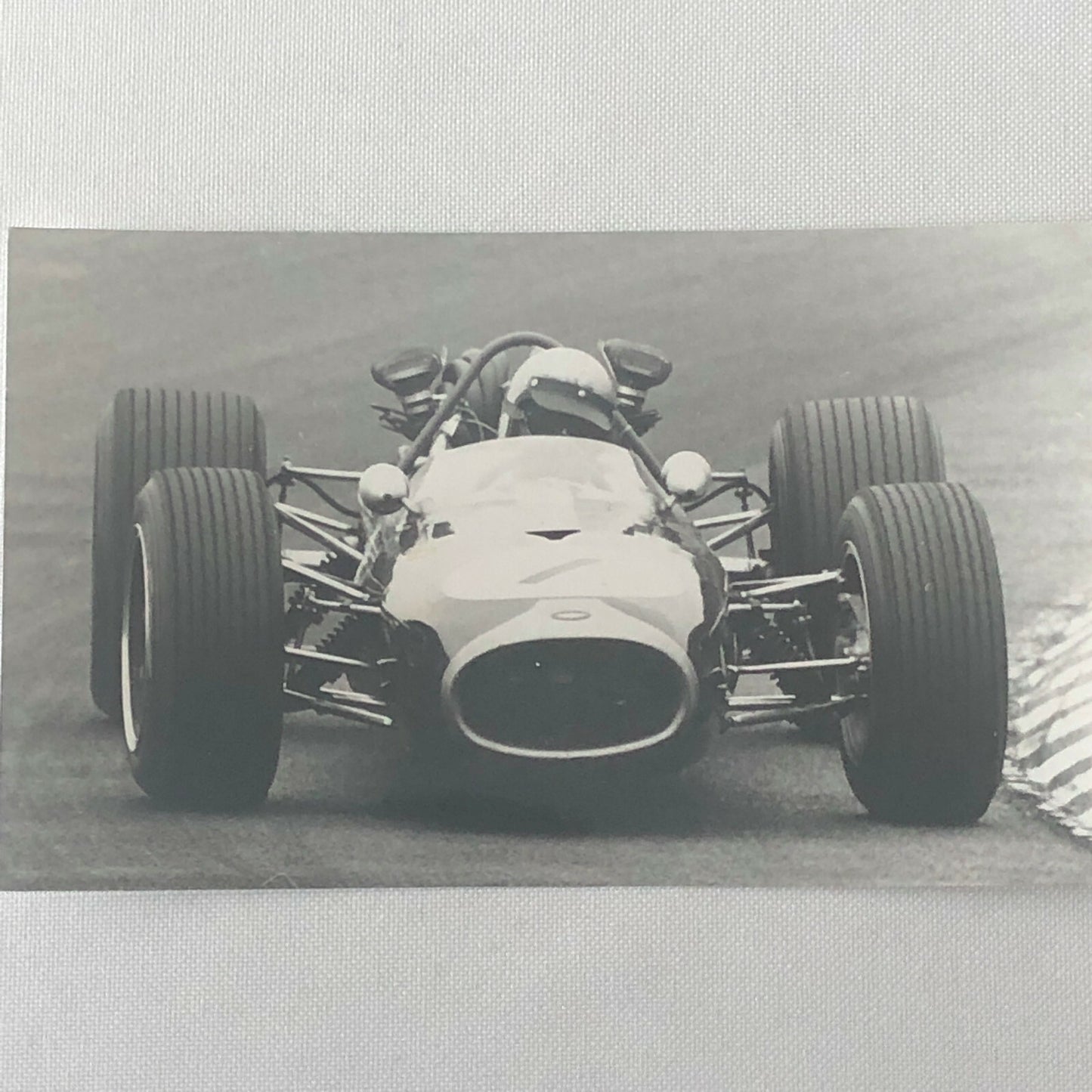 Vintage Car Racing Photo Photograph - Driver Jack Brabham 