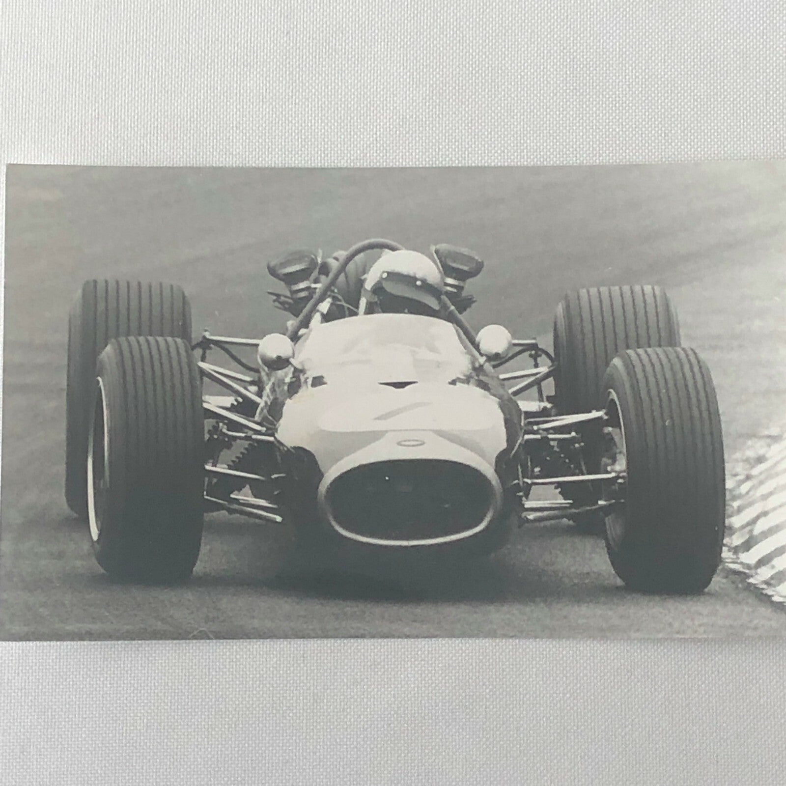 Vintage Car Racing Photo Photograph - Driver Jack Brabham 