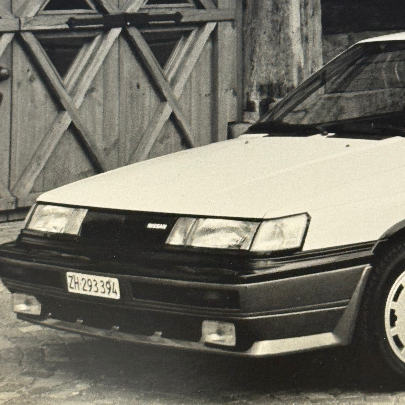 Nissan Sunny GTi 16V Coupe Car Factory Press Photo Photograph Swiss Vintage 1988