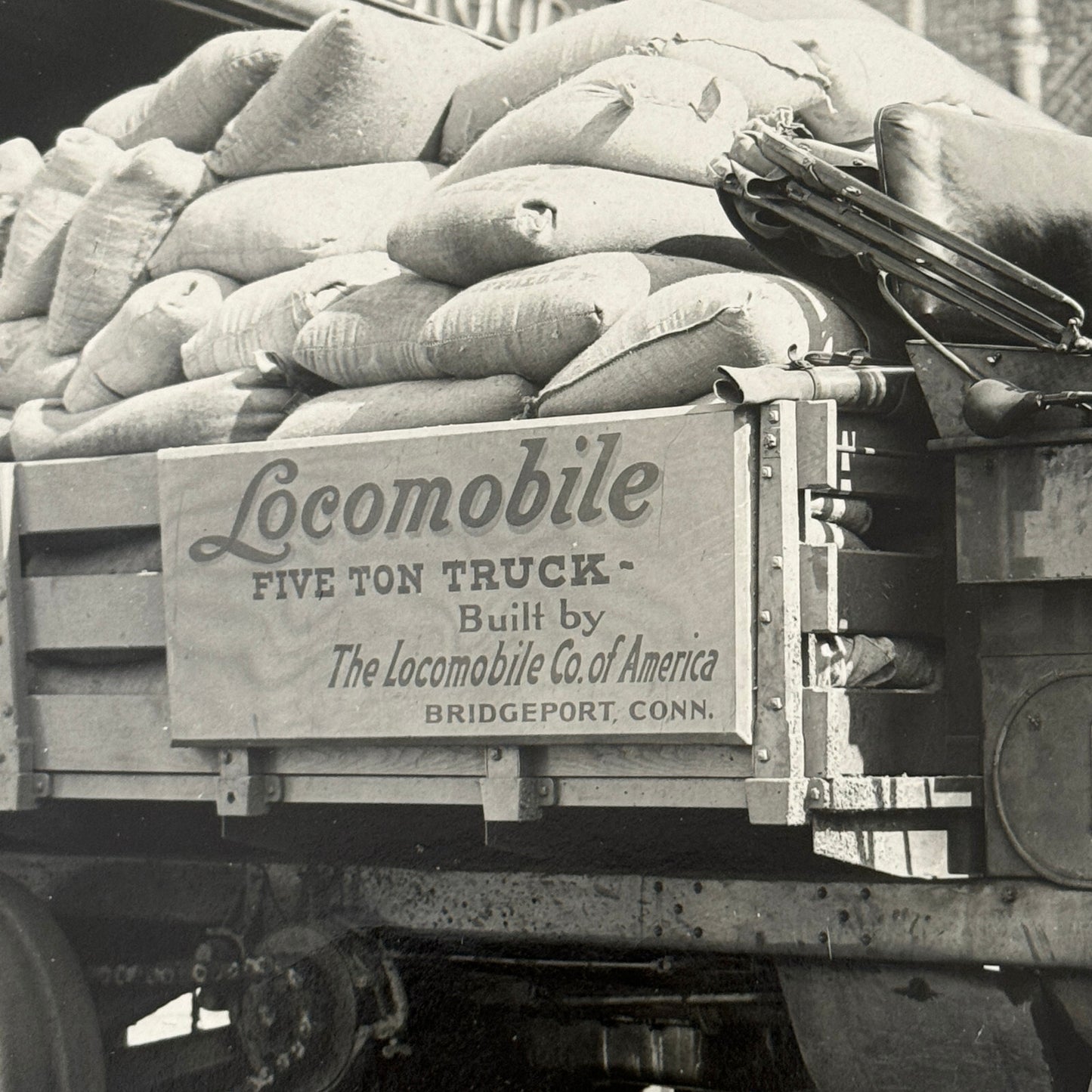 Locomobile Five Ton Truck Vintage Photo Photograph