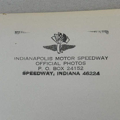 Vintage Indy 500 Racing Photo 1972 Oldsmobile Official Pace Car Photograph