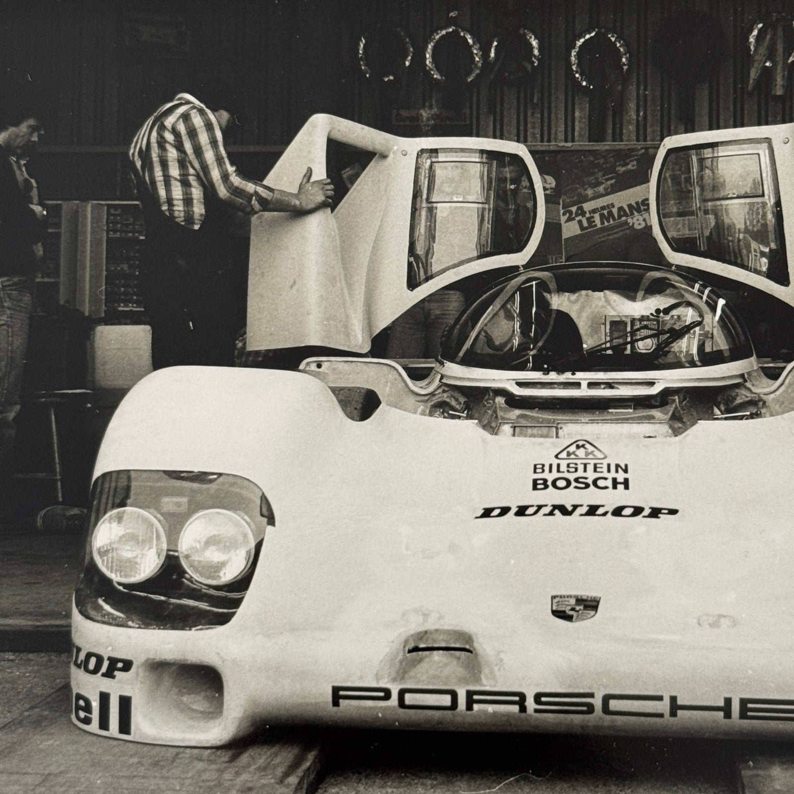 Porsche 956 Race Car Photo Photograph Print Vintage