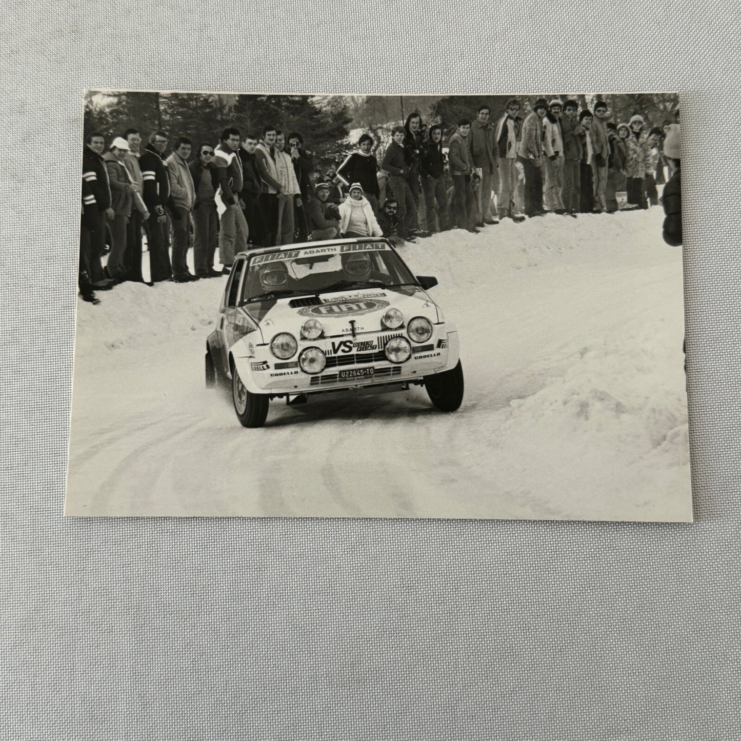 1980 Rallye Monte Carlo Press Photo Photograph DPPI Fiat Ritmo Abarth Car