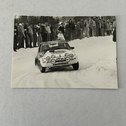 1980 Rallye Monte Carlo Press Photo Photograph DPPI Fiat Ritmo Abarth Car