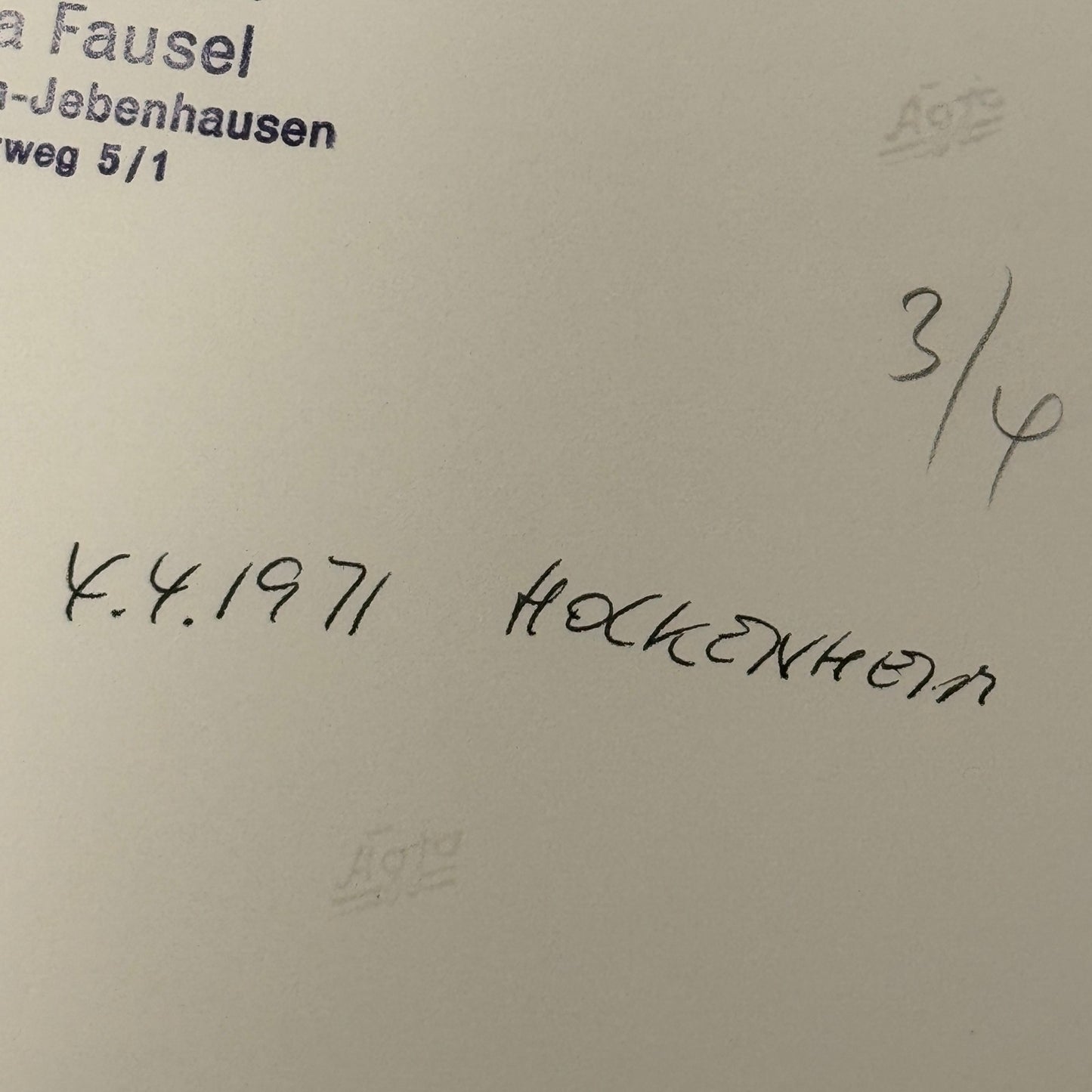 Vintage Racing Photo 1971 Hockenheim F2 Race Graham Hill Driver Motorsport