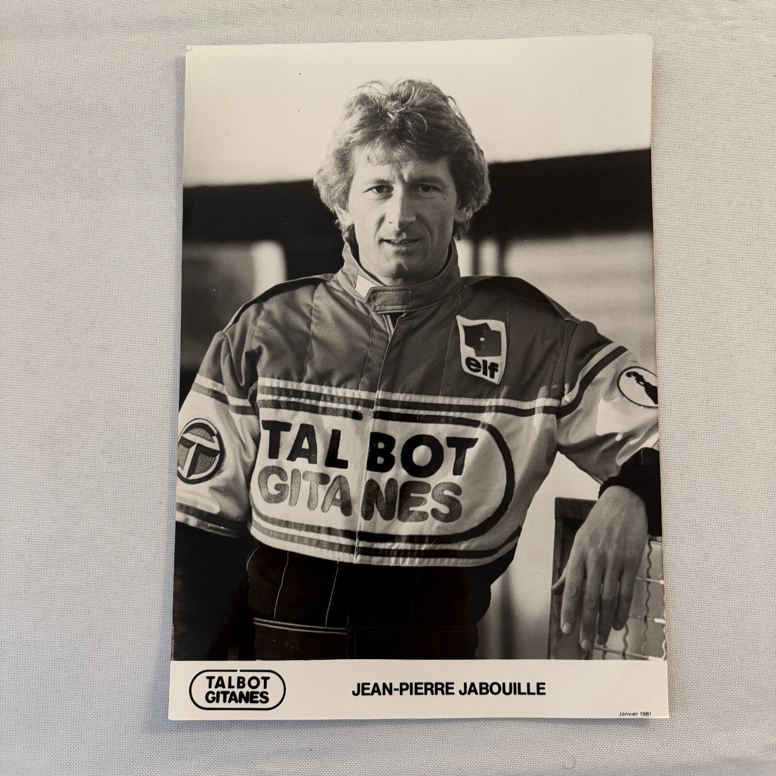 Jean-Pierre Jabouille JP Jabouille Racing Driver Photo Photograph Print ELF