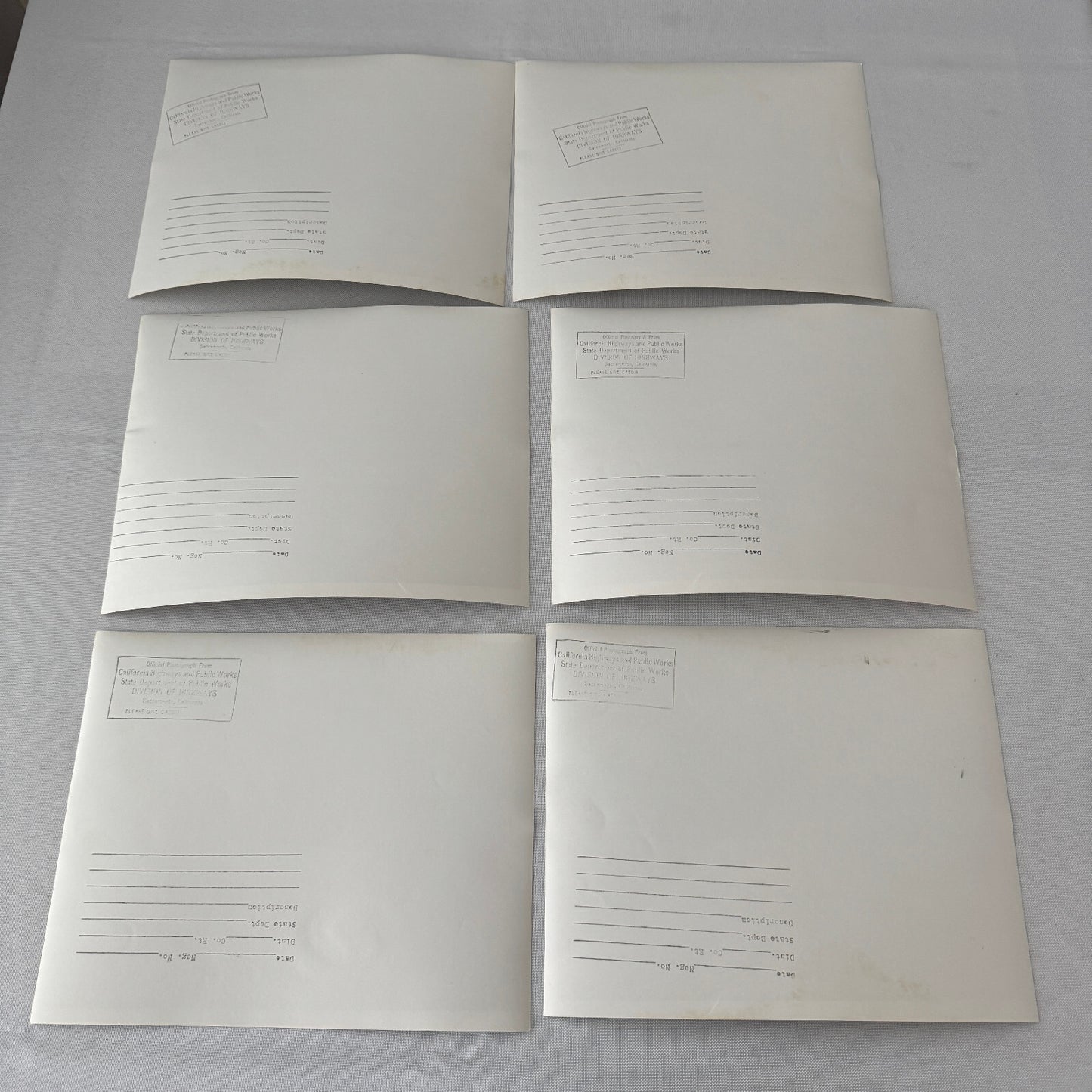State of California Highway Lighting Vintage Urban Planning Photo Photograph Lot