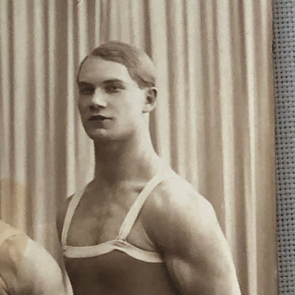 Circus Performer Real Photo Postcard Post Card RPPC Photograph Emil Sandow Trio