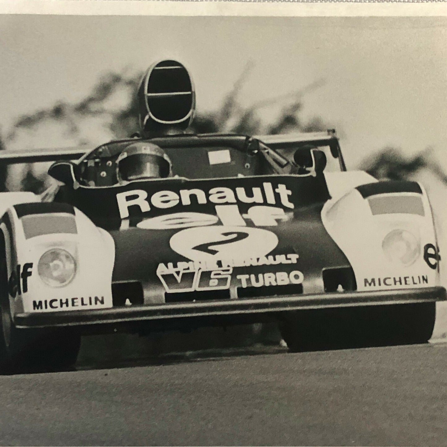Vintage Racing Photo Photograph 1976 300KM Nurburgring Renault Alpine A442 Turbo