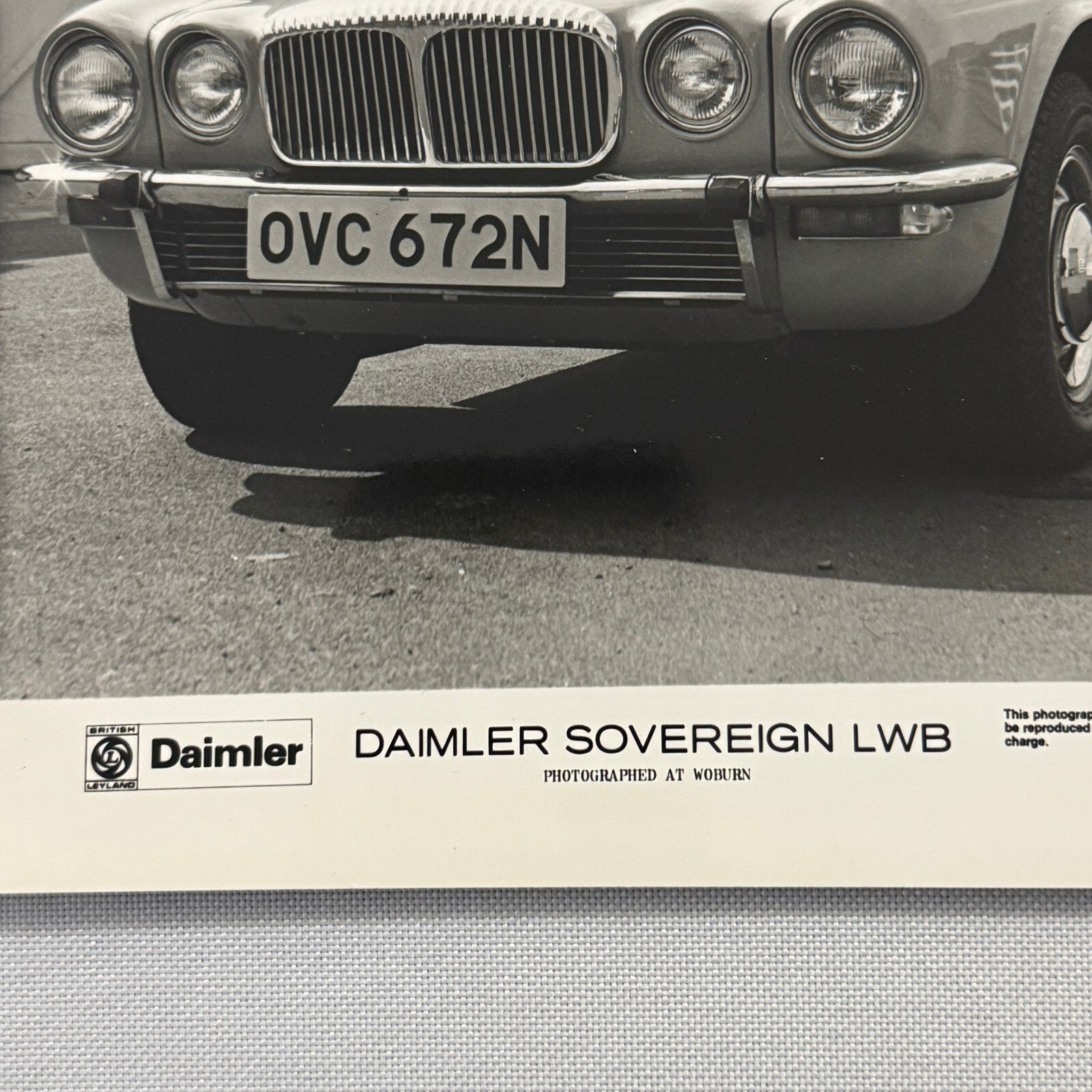 Daimler Sovereign LWB Car Factory Press Photo Photograph Jaguar Sovereign