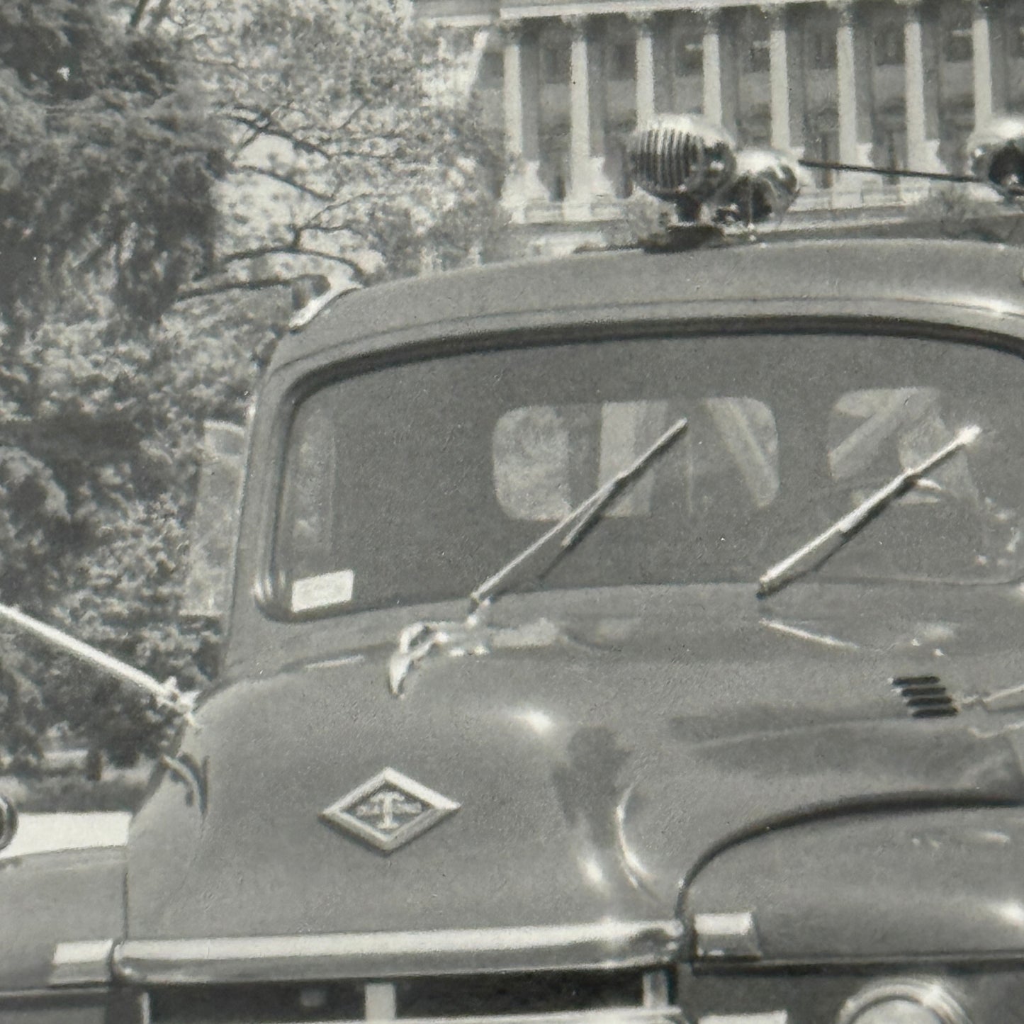 Vintage Diamond T Truck Photo Photograph United States Capitol Building
