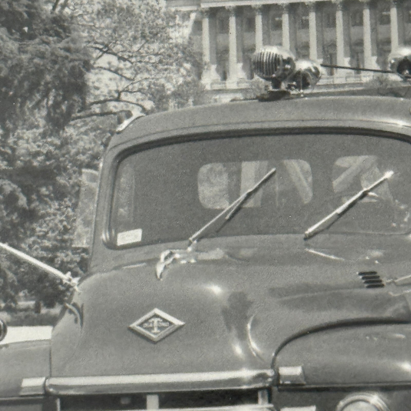 Vintage Diamond T Truck Photo Photograph United States Capitol Building