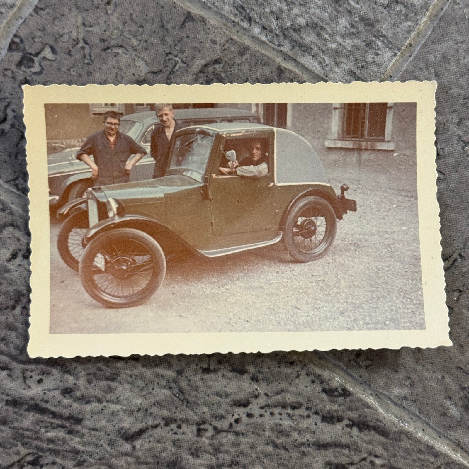 Vintage Austin Seven Car Photo Photograph Snaphshot Austin 7
