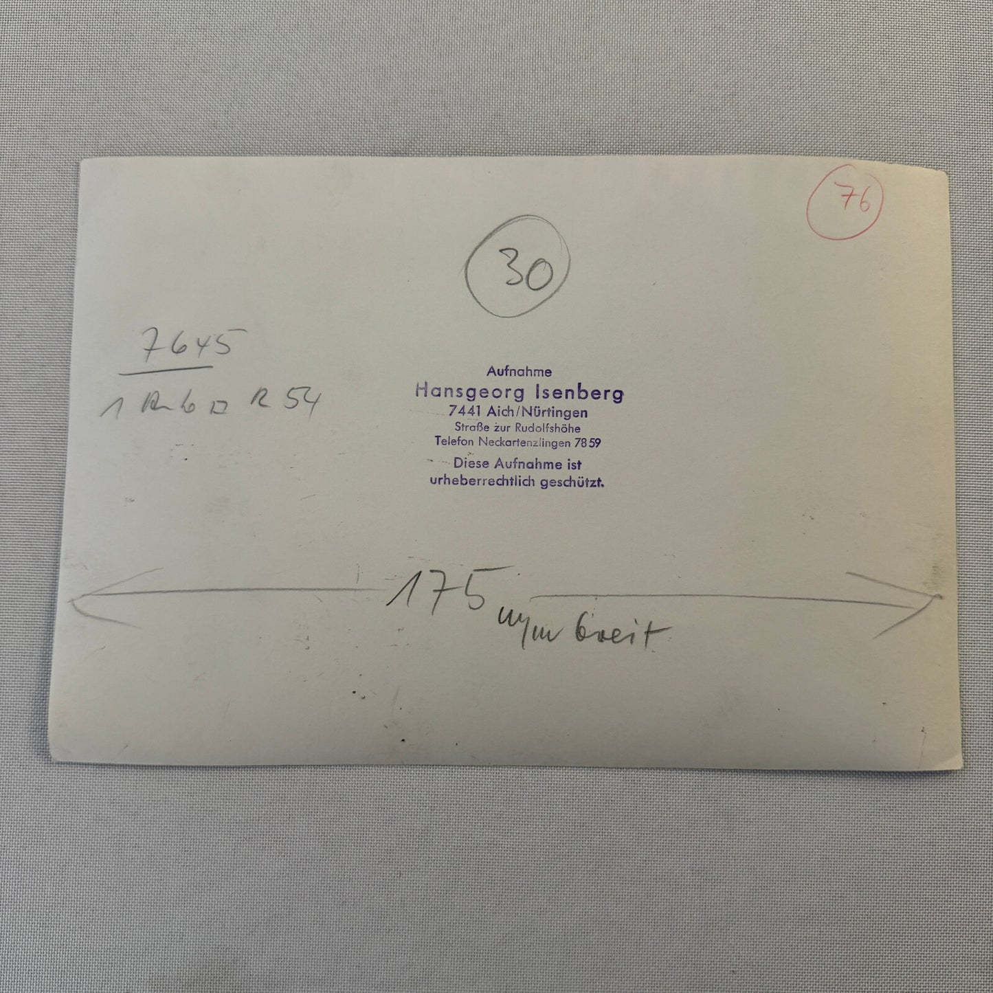 Vintage Porsche Racing Car Photo Photograph