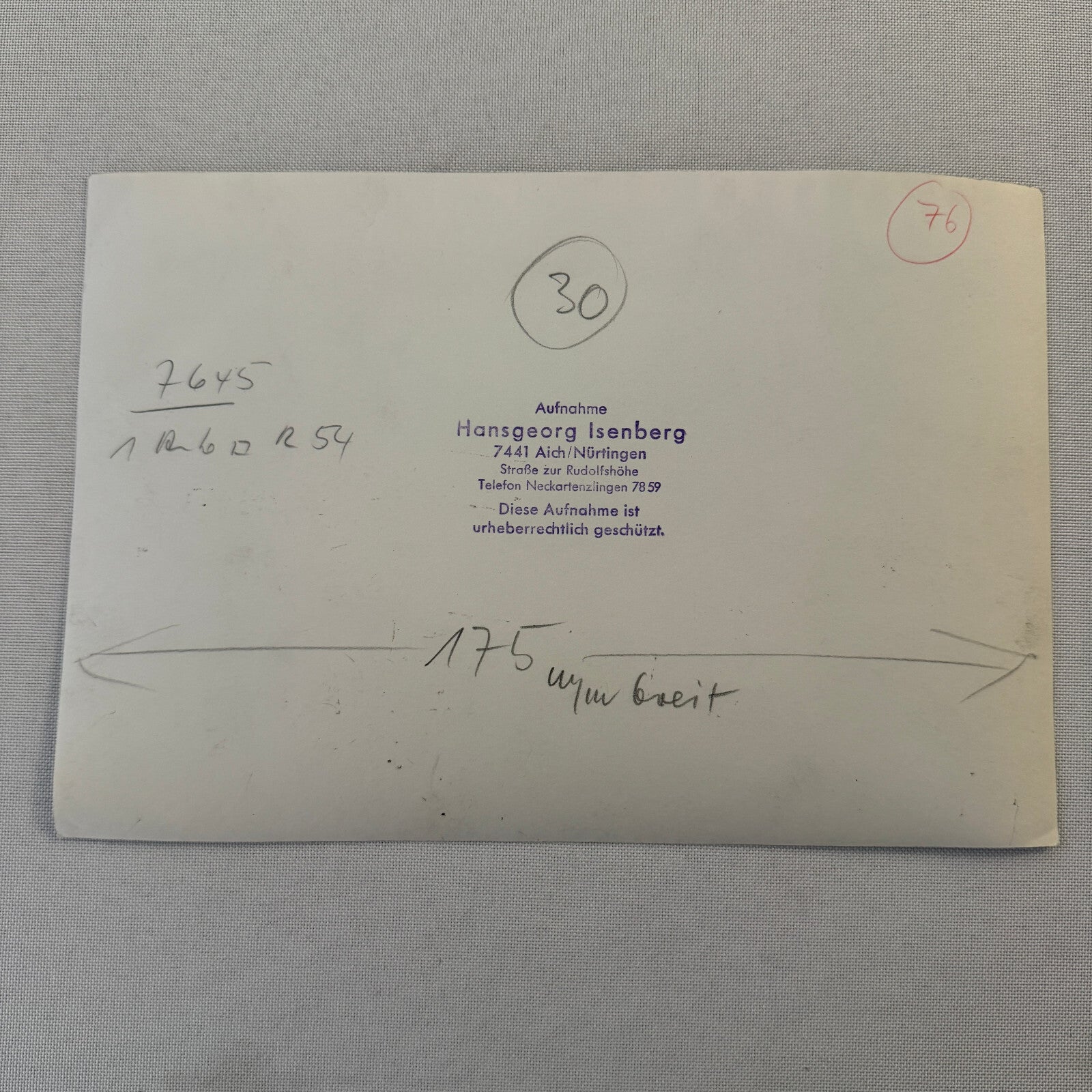 Vintage Porsche Racing Car Photo Photograph