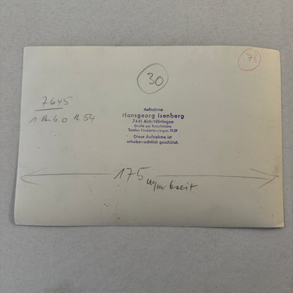 Vintage Porsche Racing Car Photo Photograph