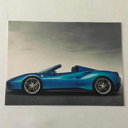 Ferrari 488 Spider Convertible Car Factory Photo Lot of 6 
