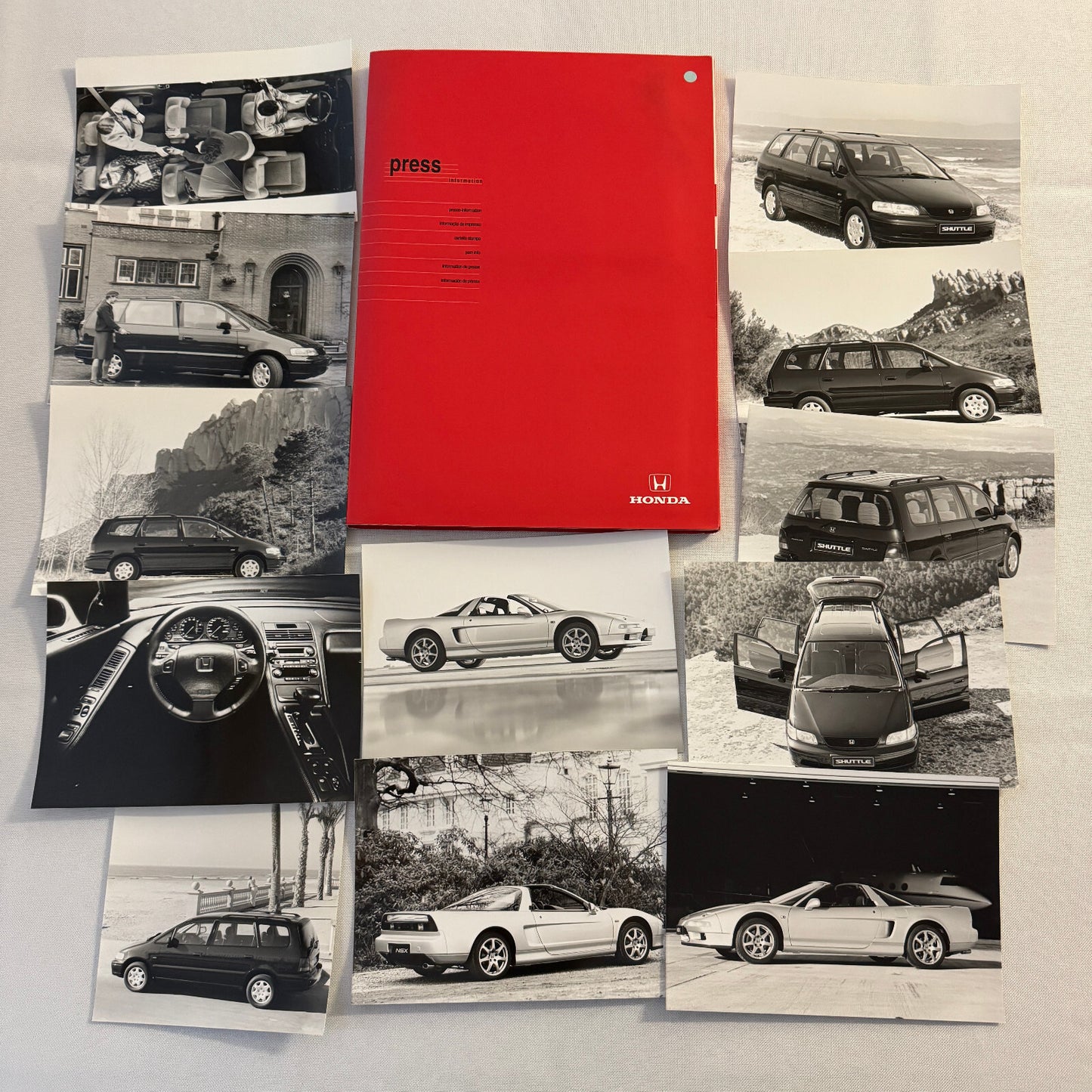 1995 Honda NSX T and Shuttle Odyssey Press Kit Photos 35mm Slides NSX-T NSXT