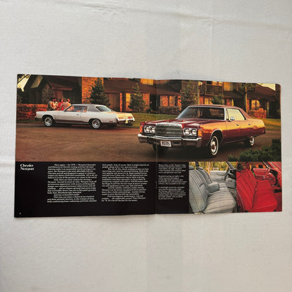 1978 Chrysler New Yorker and Newport Car Sales Brochure Catalog Advertising