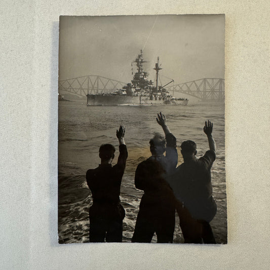 Vintage Military Ship Boat Photo Photograph Print HMS Royal Sovereign British