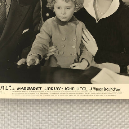 Vintage Movie Film Press Photo Photograph On Trial Margaret Lindsay John Litel