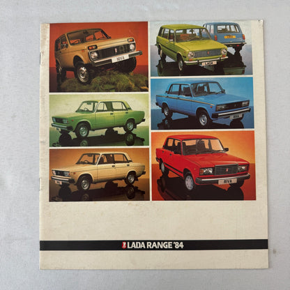 1984 Lada Car Sales Brochure Catalog 1200 1500 GLS Riva Estate Niva 4x4 UK
