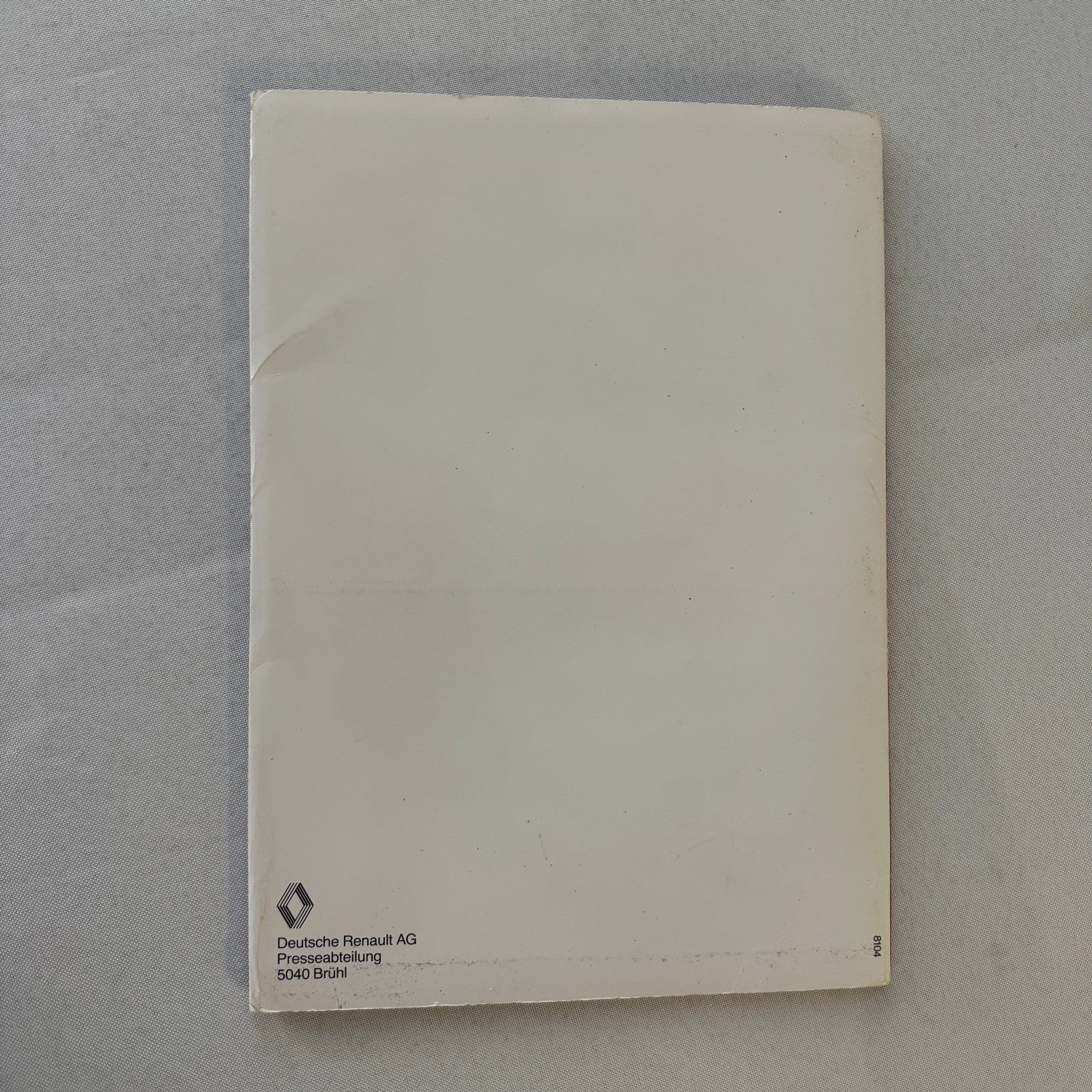 Renault 5 Turbo Car Factory Press Kit Photos Folder Hot Hatch GERMAN