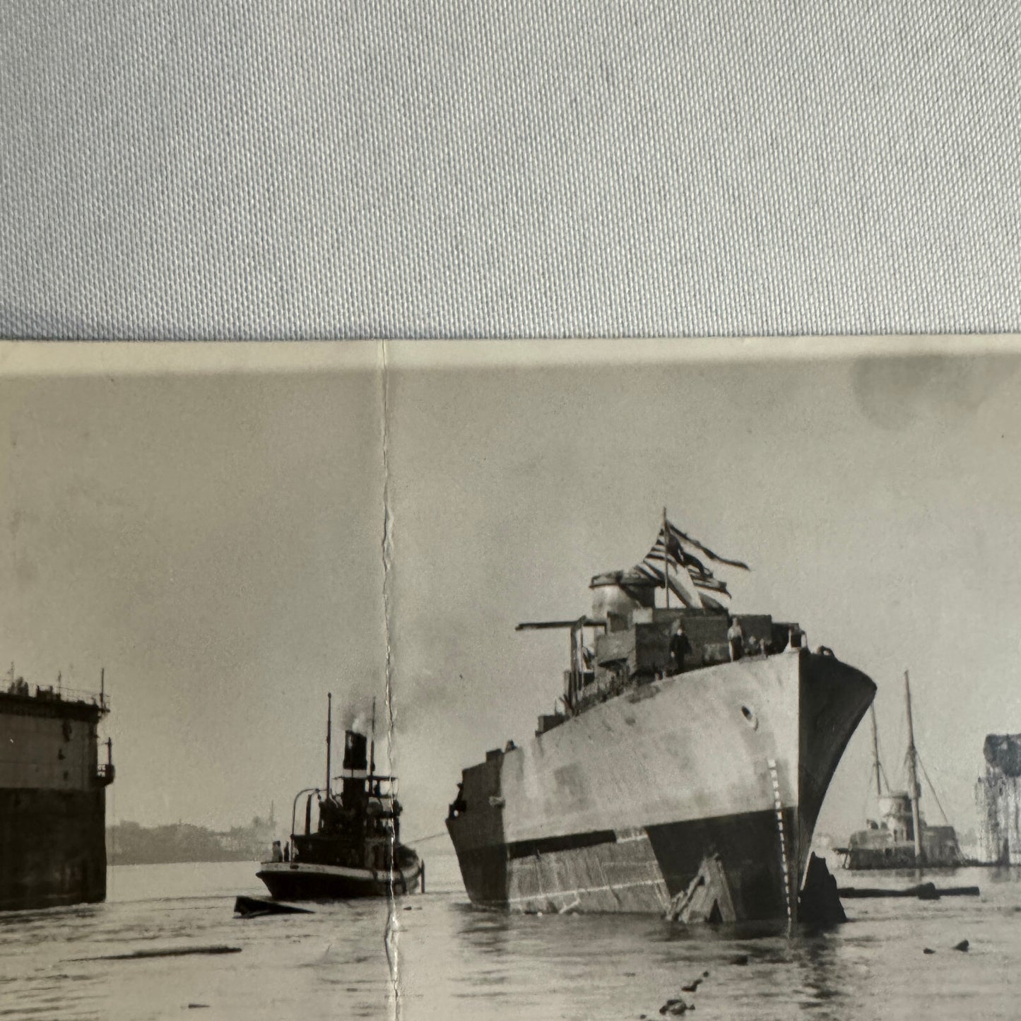 Royal Canadian Navy HMCS Stettler Military Ship Photo Photograph Lot 1943 2x
