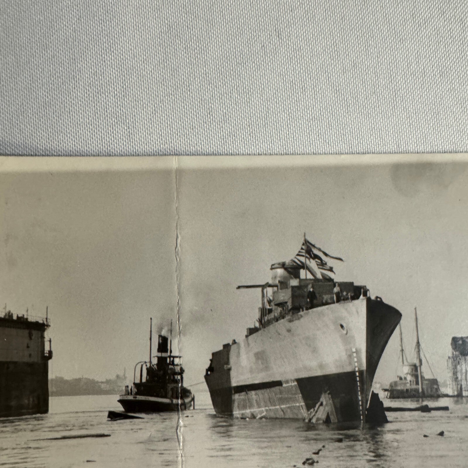 Royal Canadian Navy HMCS Stettler Military Ship Photo Photograph Lot 1943 2x